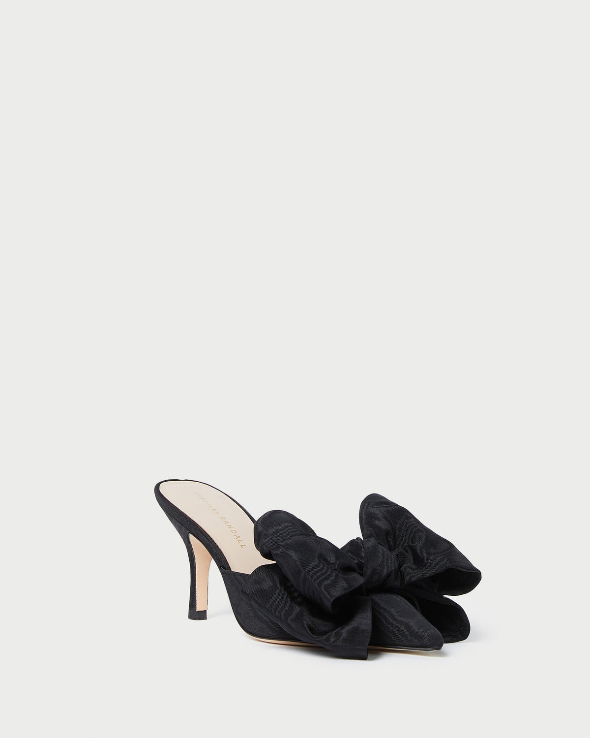 Loeffler Randall / Margot Black Moiré Bow Mule