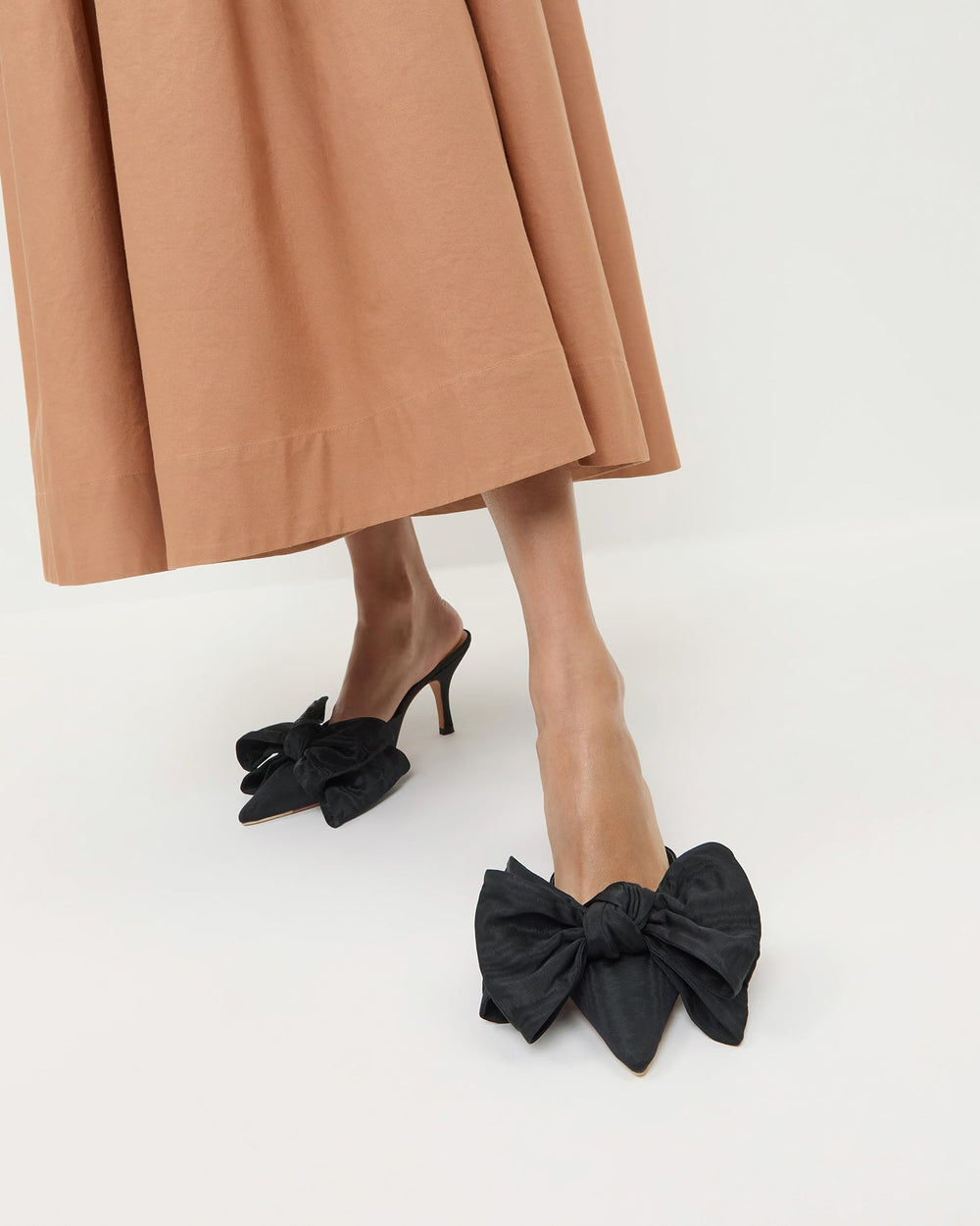 Loeffler Randall / Margot Black Moiré Bow Mule