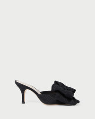Loeffler Randall / Margot Black Moiré Bow Mule