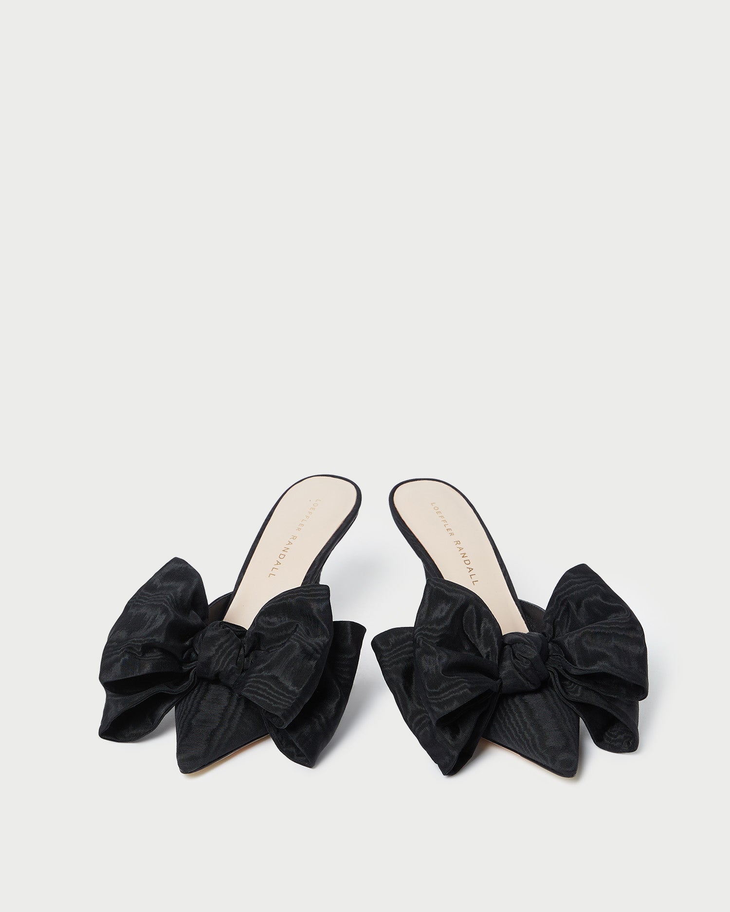 Loeffler Randall / Margot Black Moiré Bow Mule