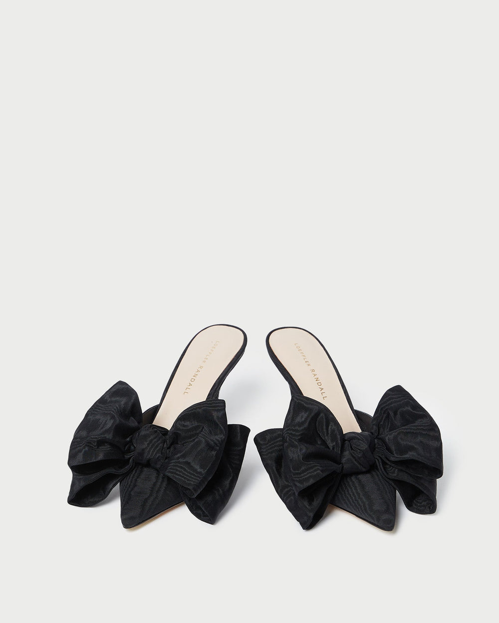 Loeffler Randall / Margot Black Moiré Bow Mule