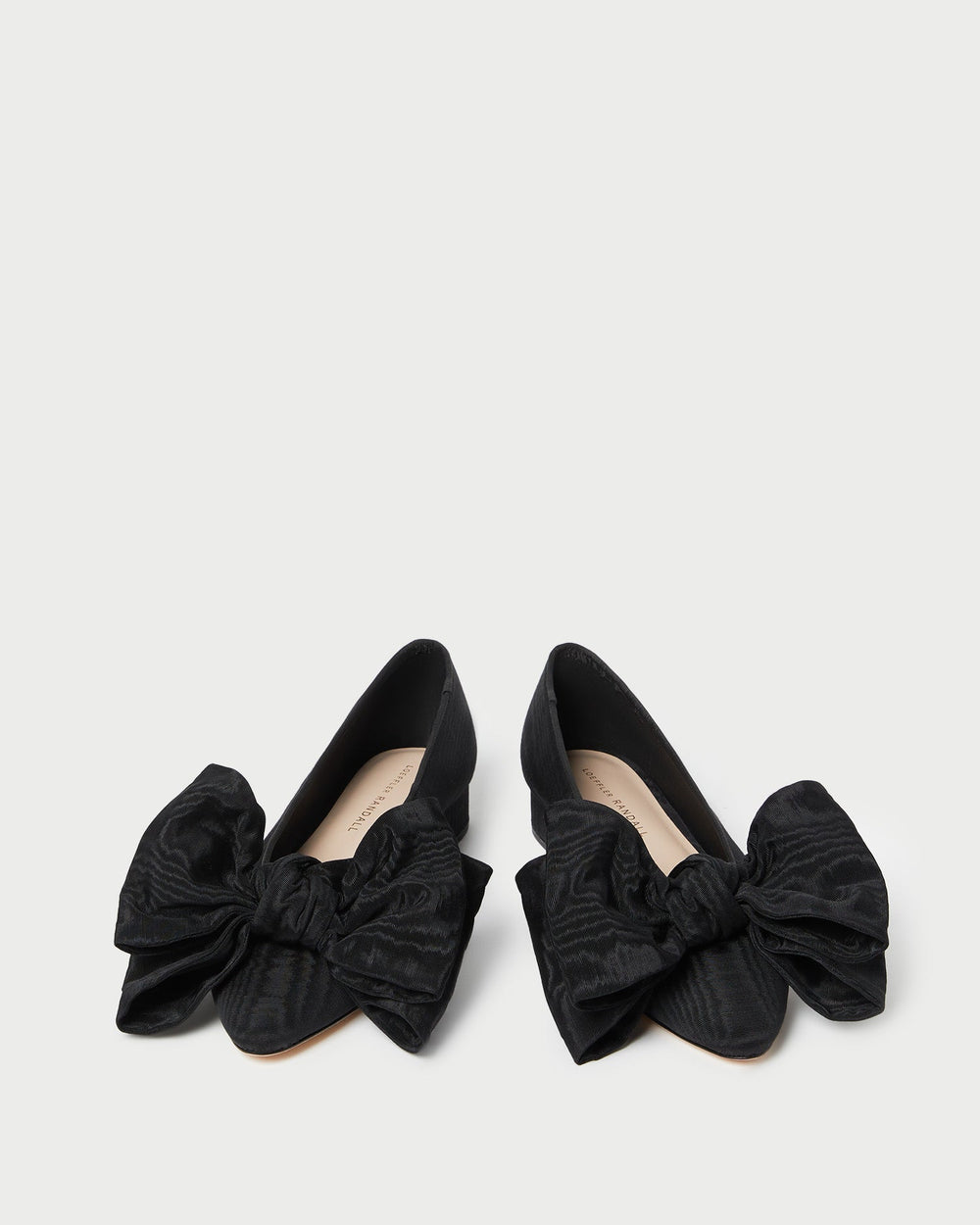Loeffler Randall / Noa Black Moiré Bow Flat