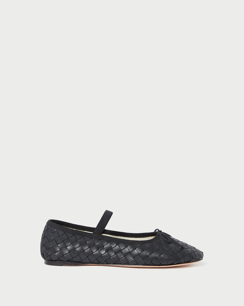 Loeffler Randall / Leonie Black Woven Ballet Flat