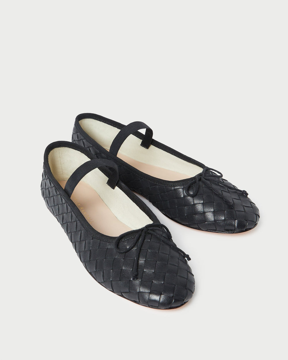 Loeffler Randall / Leonie Black Woven Ballet Flat