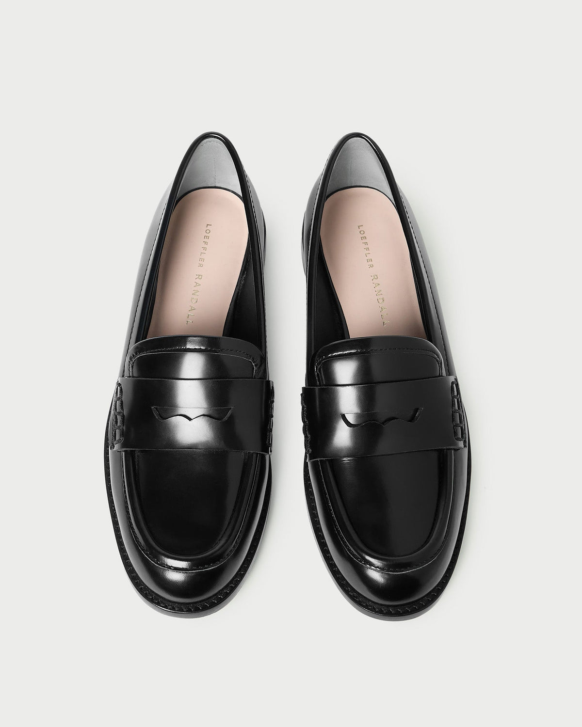 Loeffler Randall / Rachel Black Leather Loafer