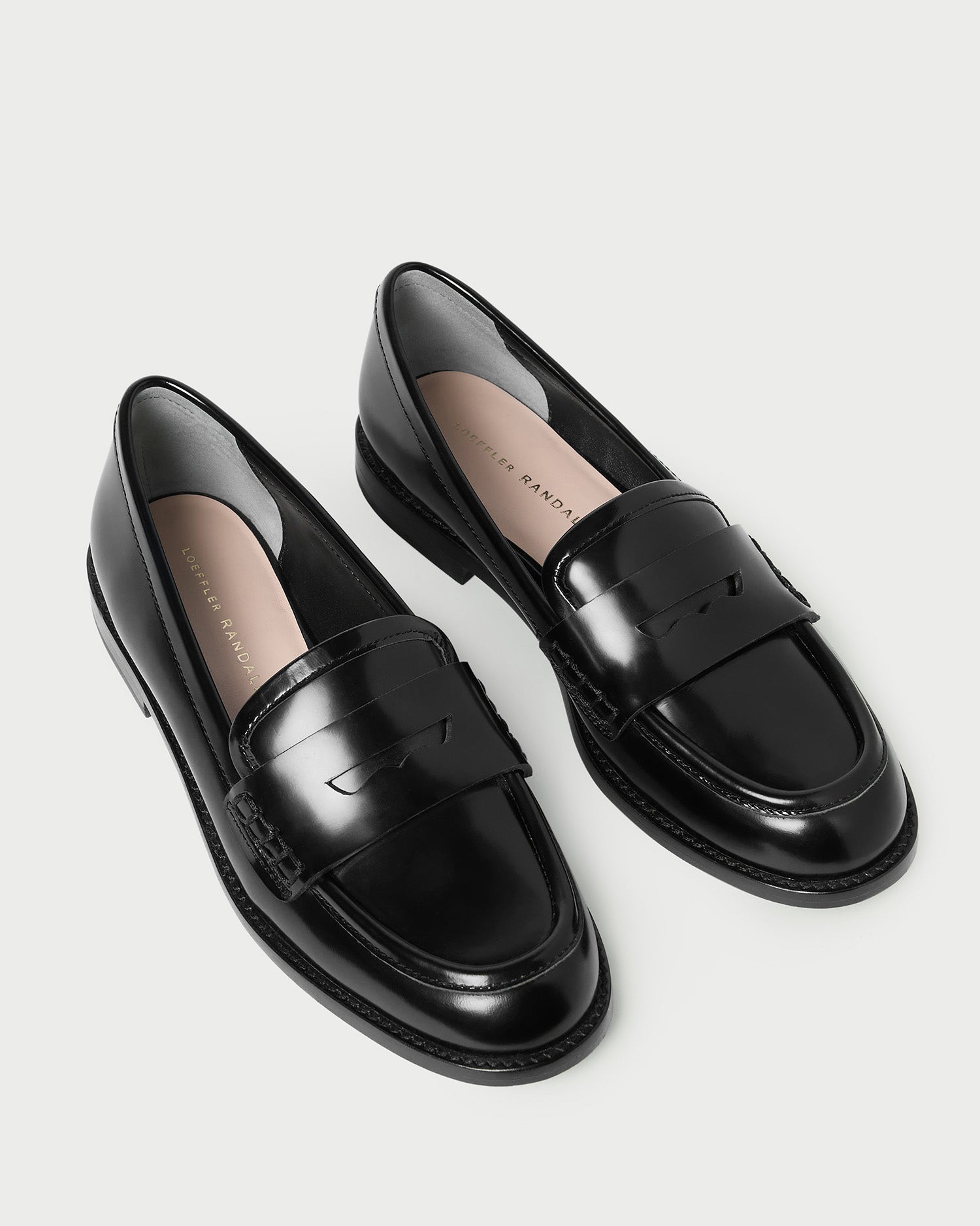 Loeffler Randall / Rachel Black Leather Loafer