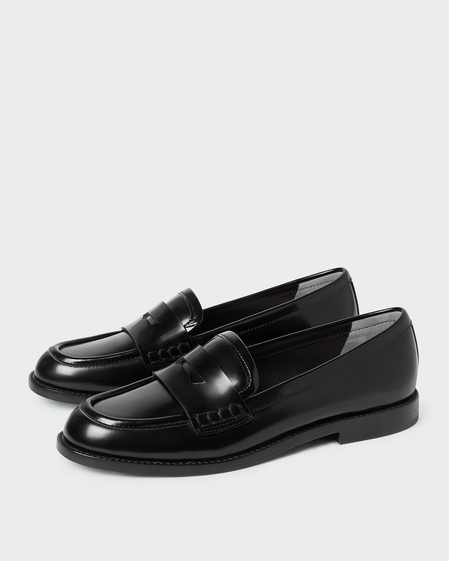 Loeffler Randall / Rachel Black Leather Loafer