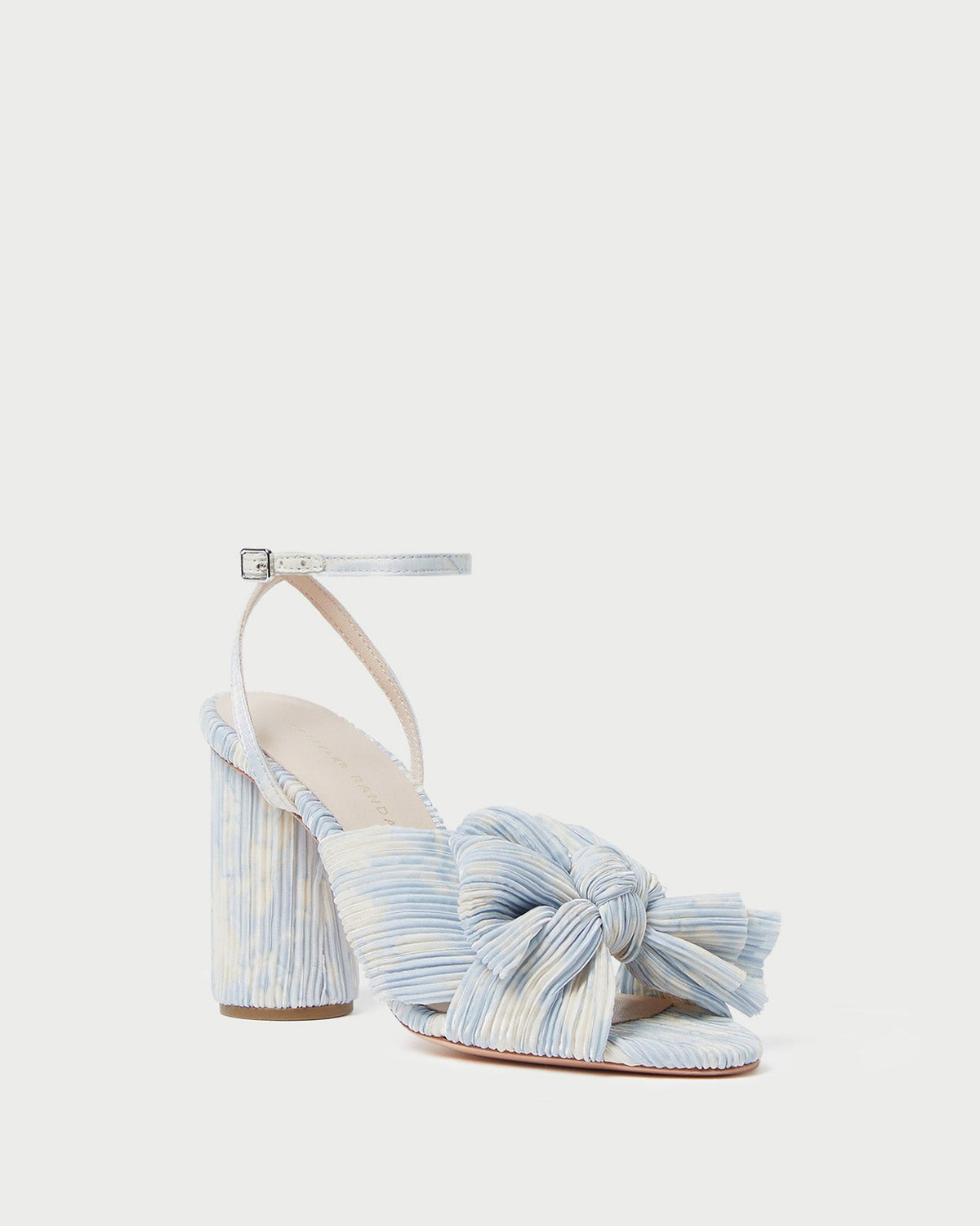 Loeffler Randall / Camellia Blue Floral Bow Heel