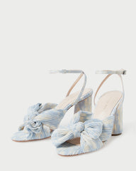 Loeffler Randall / Camellia Blue Floral Bow Heel