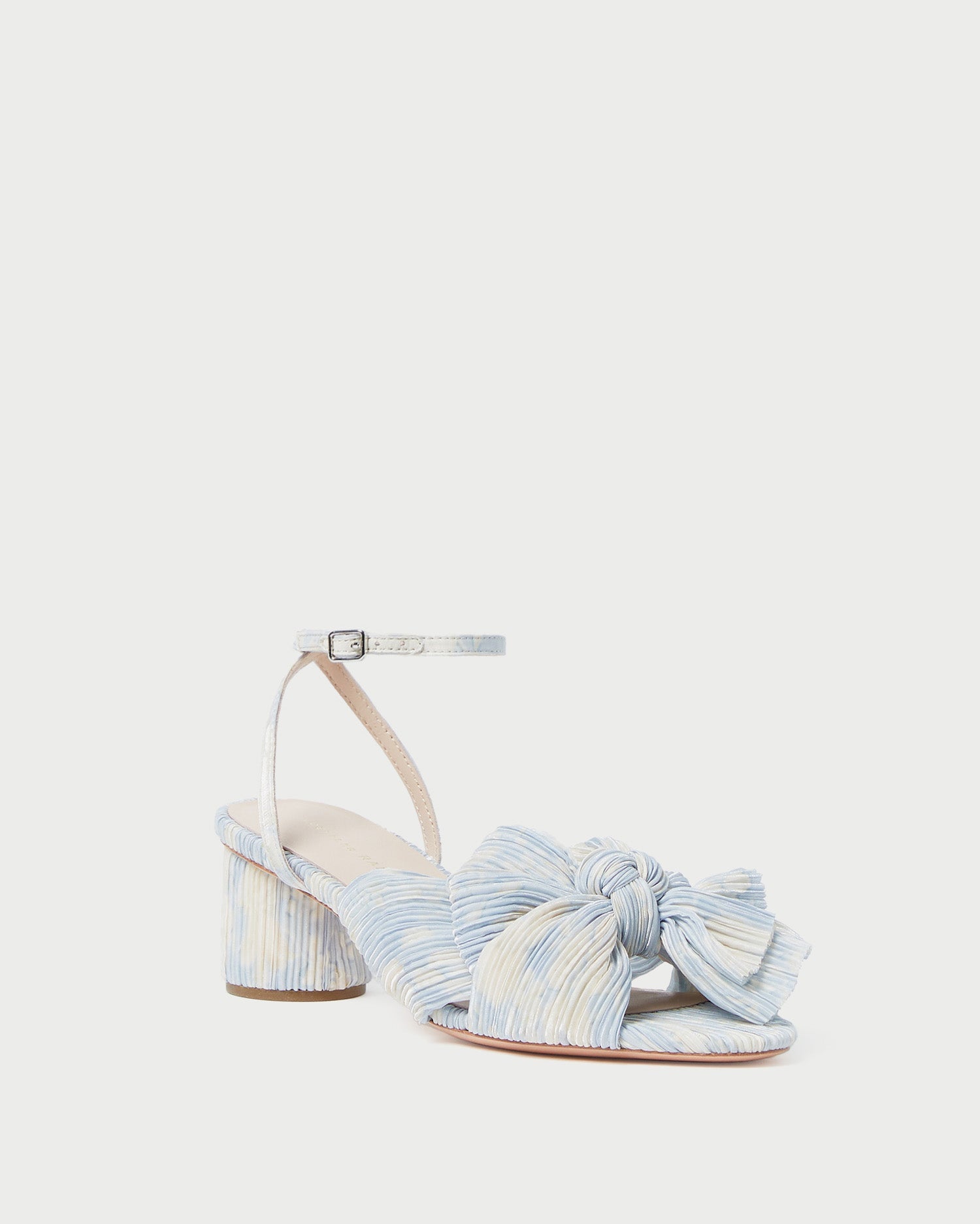Loeffler Randall / Dahlia Blue Floral Bow Heel