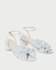 Loeffler Randall / Dahlia Blue Floral Bow Heel