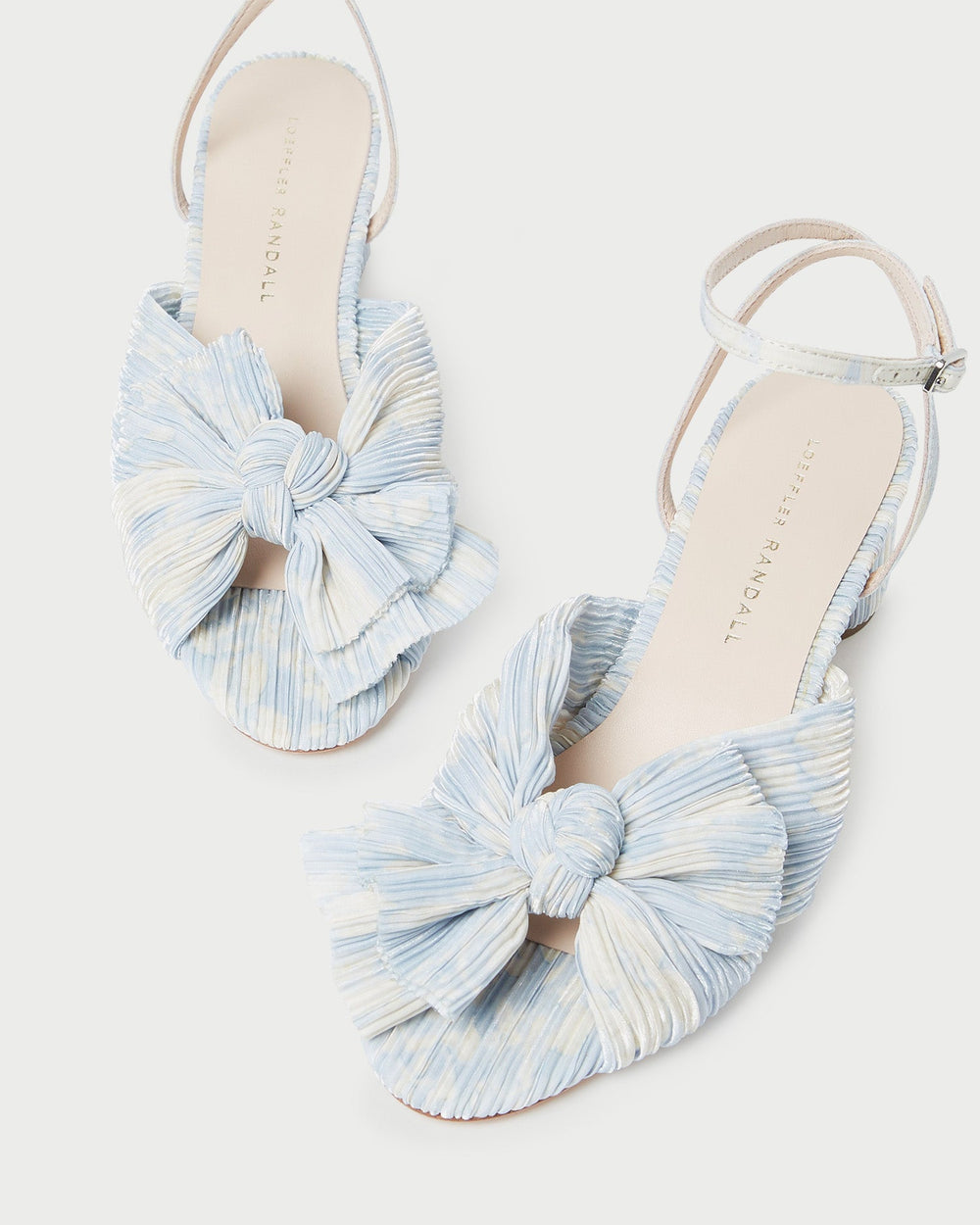 Loeffler Randall / Dahlia Blue Floral Bow Heel
