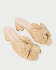Loeffler Randall / Emilia Natural Pleated Bow Heel