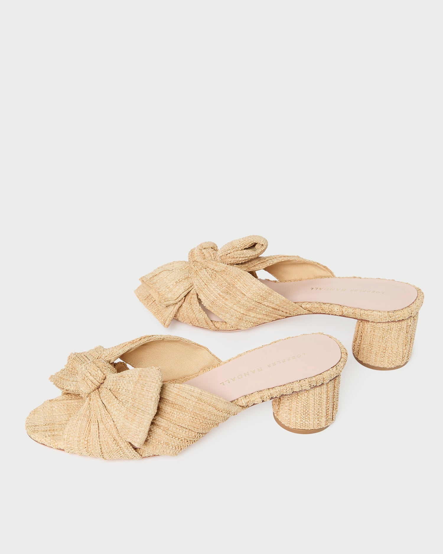 Loeffler Randall / Emilia Natural Pleated Bow Heel