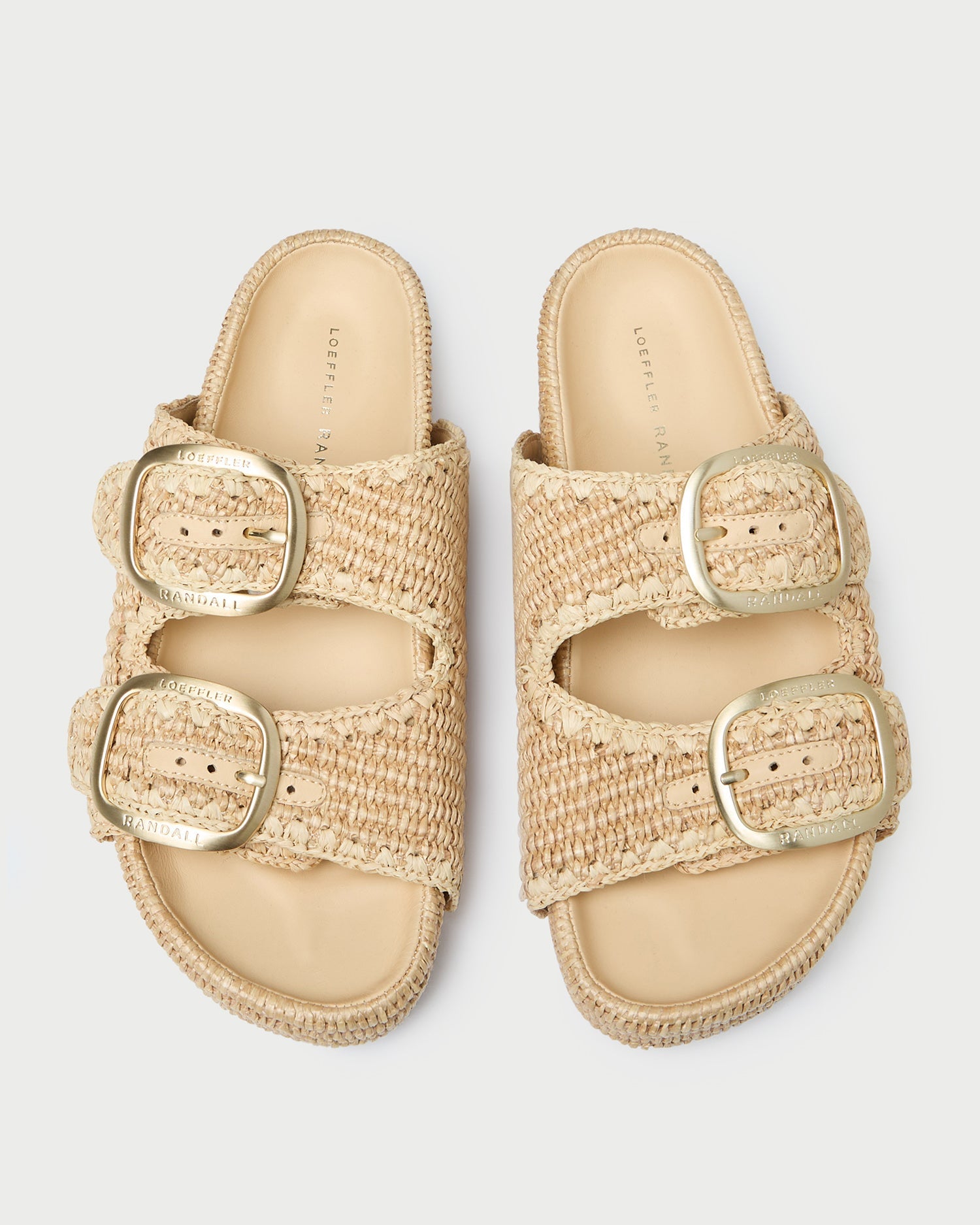 Loeffler Randall / Theo Natural Two-Band Sandal