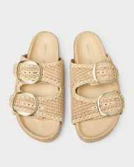 Loeffler Randall / Theo Natural Two-Band Sandal