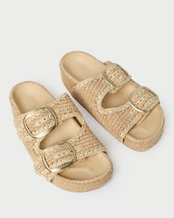 Loeffler Randall / Theo Natural Two-Band Sandal