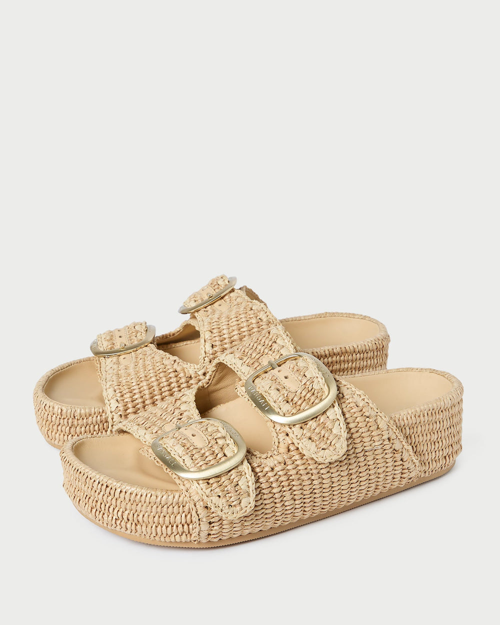 Loeffler Randall / Theo Natural Two-Band Sandal