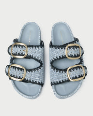 Loeffler Randall / Theo Blue Two-Band Sandal