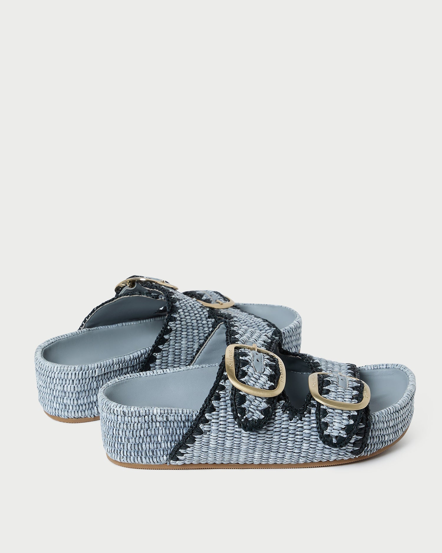 Loeffler Randall / Theo Blue Two-Band Sandal