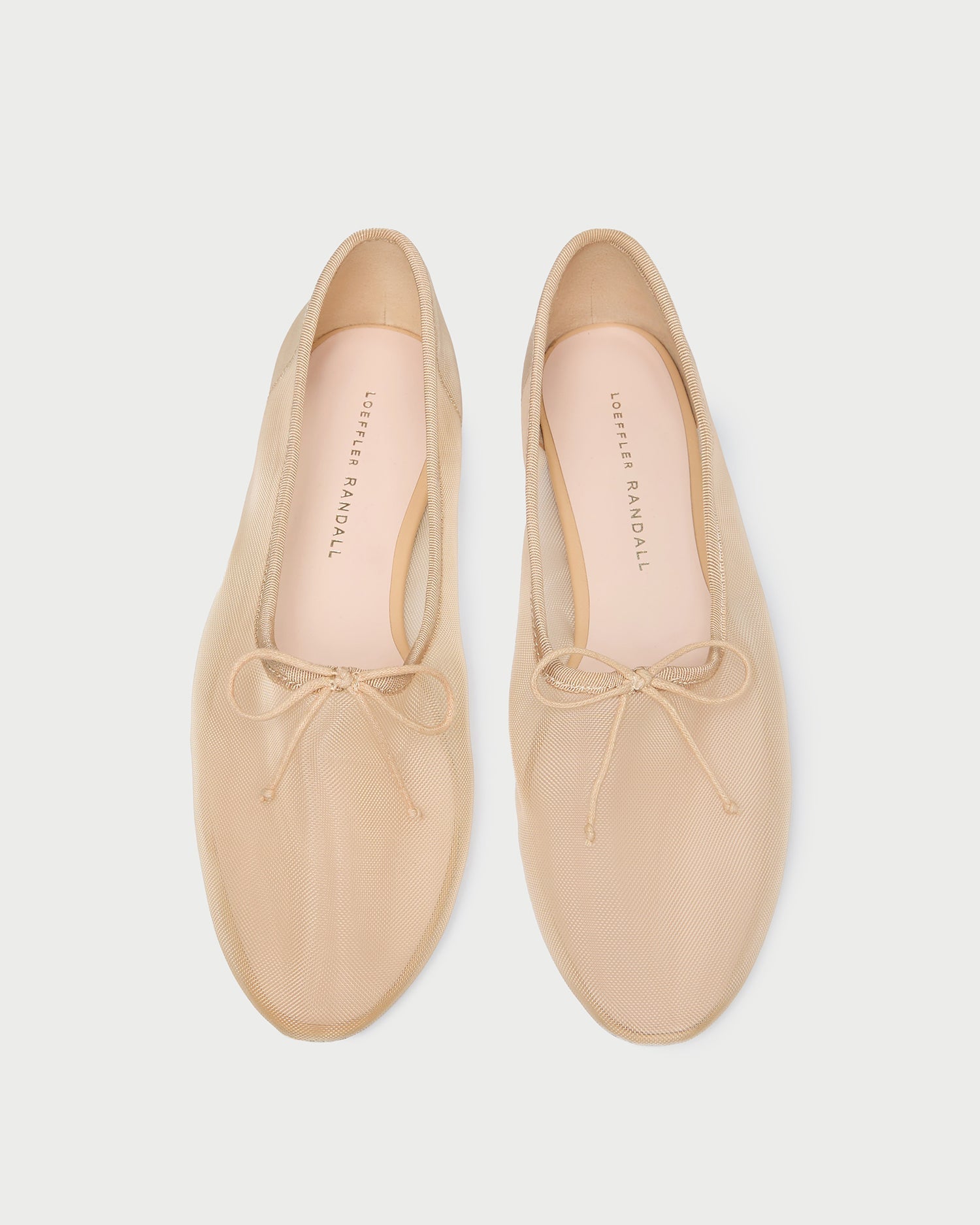 Loeffler Randall / Landon Caramel Mesh Ballet Flat