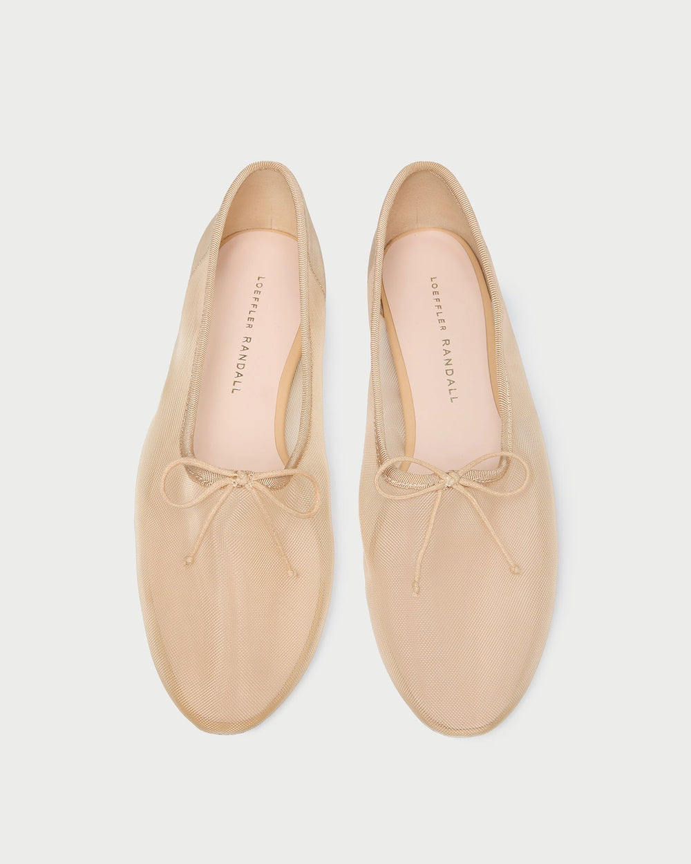 Loeffler Randall / Landon Caramel Mesh Ballet Flat
