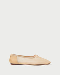 Loeffler Randall / Landon Caramel Mesh Ballet Flat