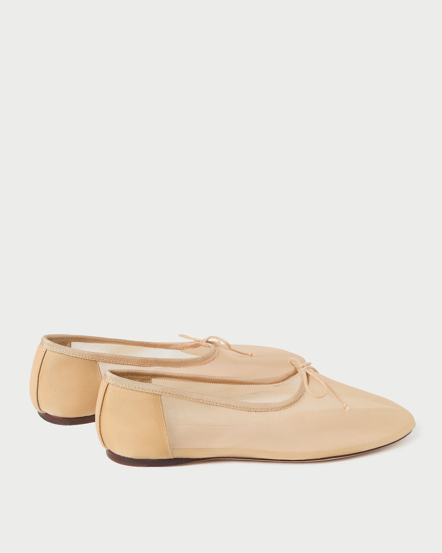 Loeffler Randall / Landon Caramel Mesh Ballet Flat