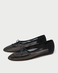 Loeffler Randall / Landon Black Mesh Ballet Flat