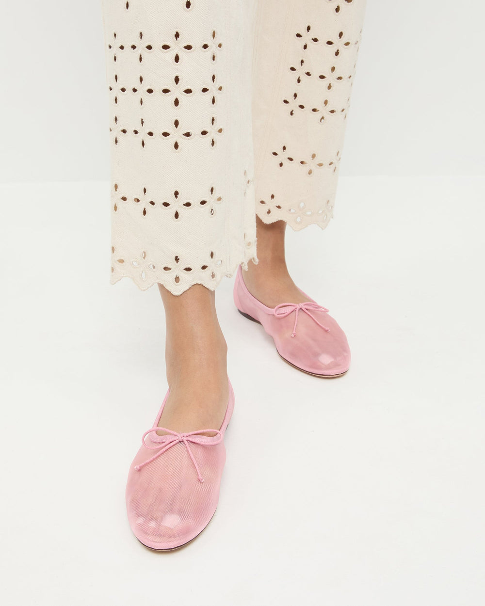 Loeffler Randall / Landon Ballet Mesh Ballet Flat