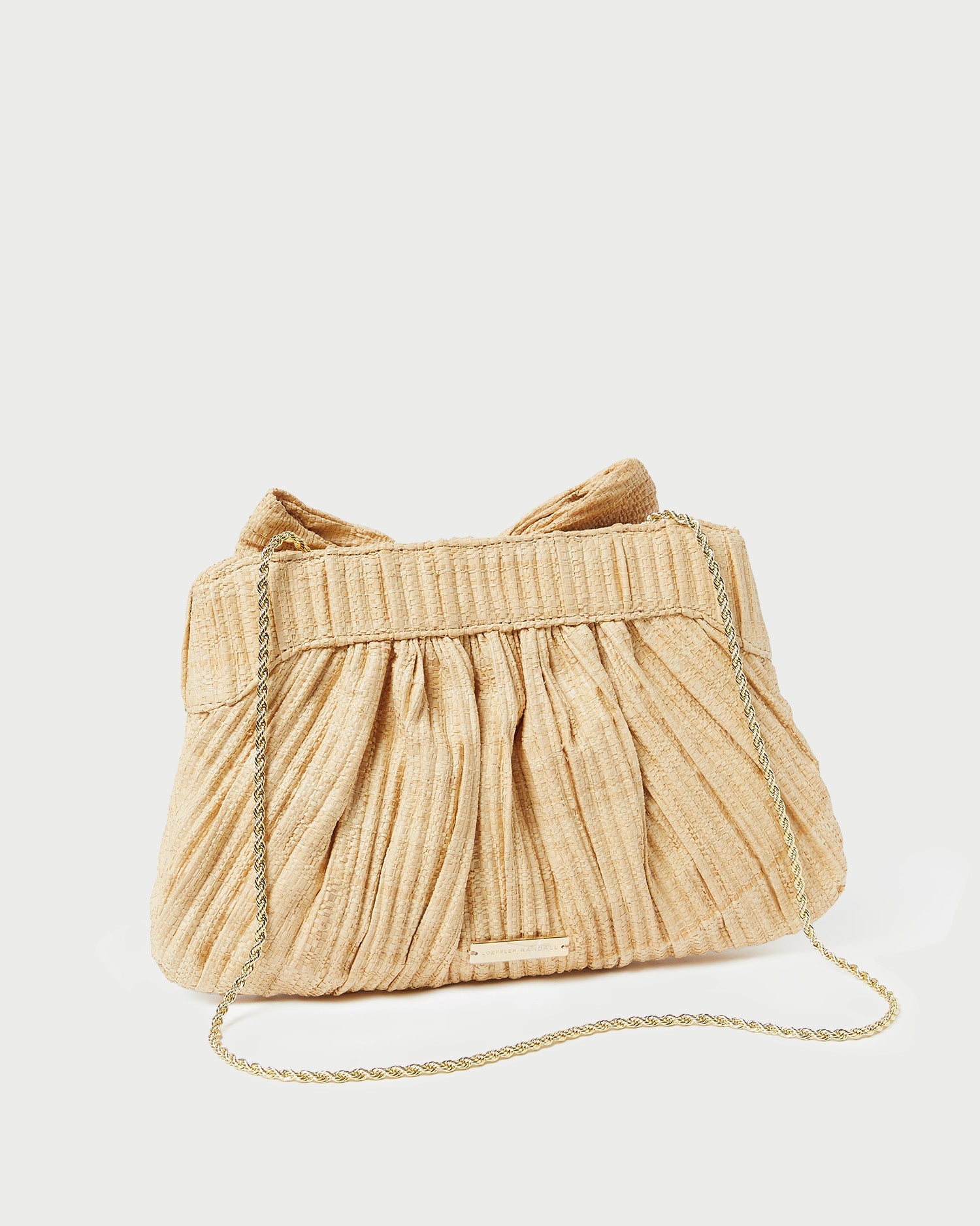 Loeffler Randall / Rayne Natural Bow Clutch