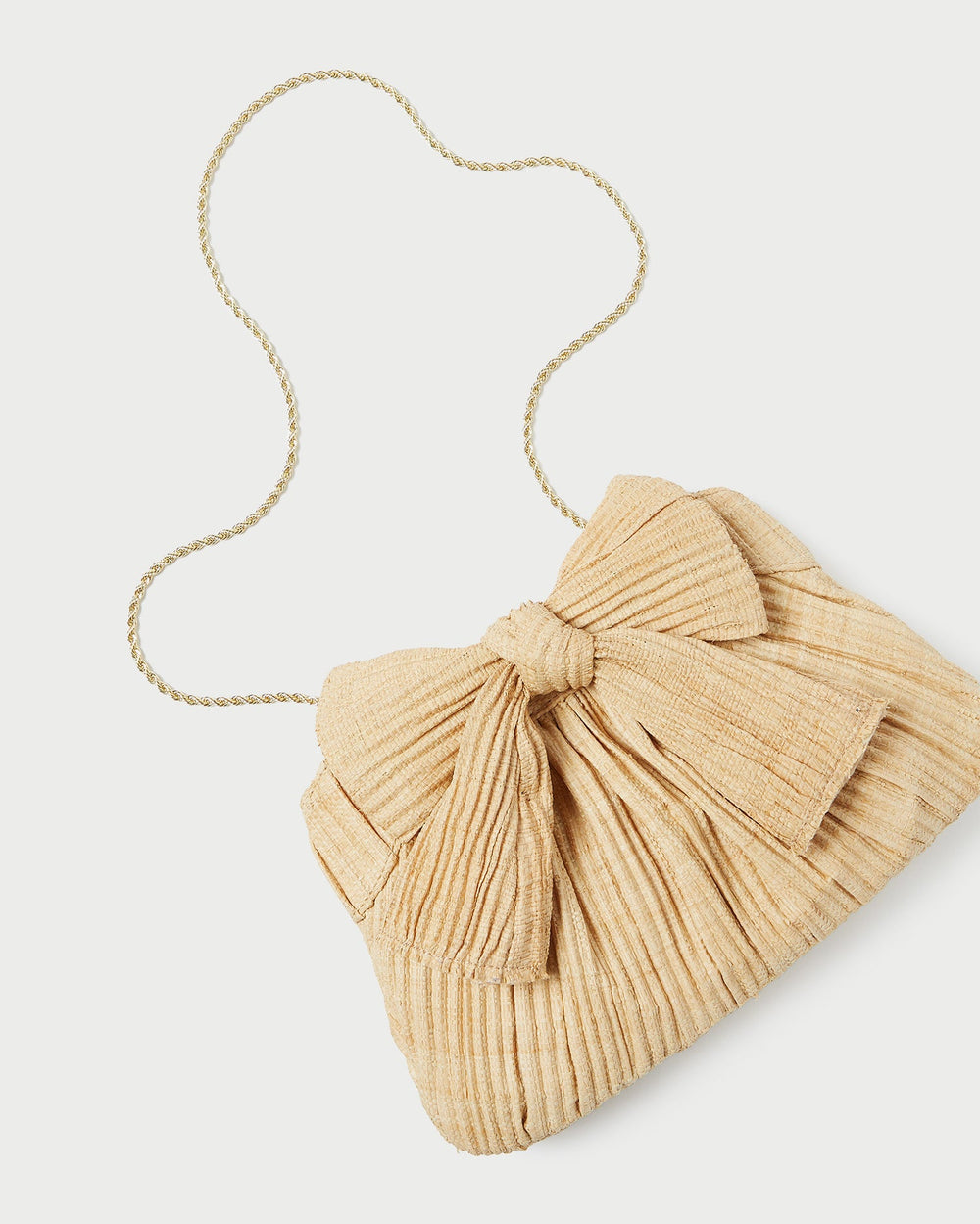 Loeffler Randall / Rayne Natural Bow Clutch