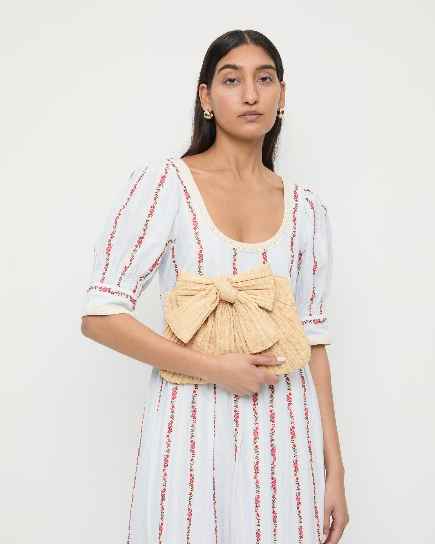 Loeffler Randall / Rayne Natural Bow Clutch