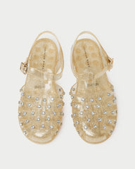 Loeffler Randall / Rhys Champagne Glitter Jelly Sandal