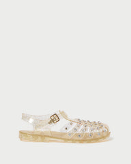 Loeffler Randall / Rhys Champagne Glitter Jelly Sandal