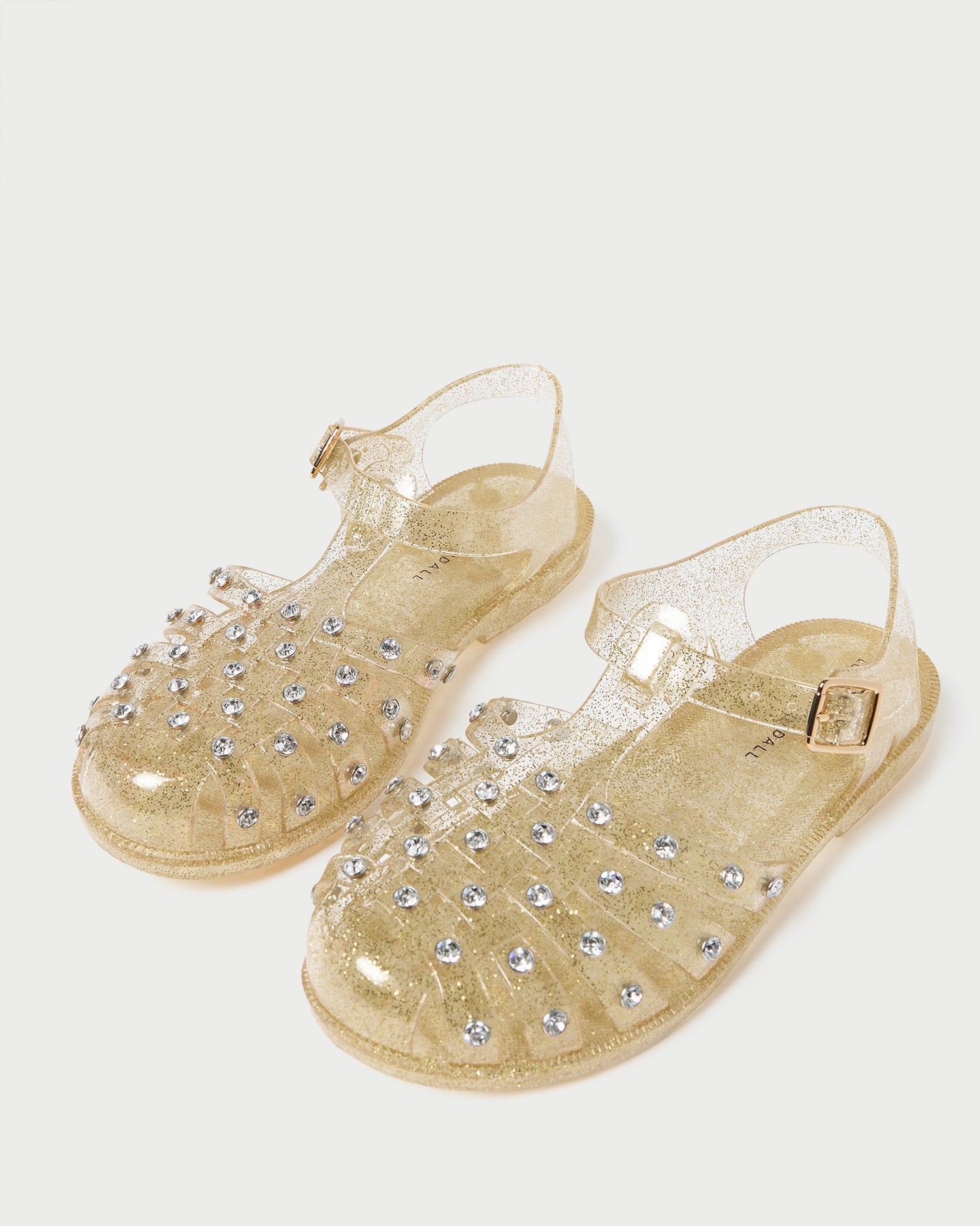 Loeffler Randall / Rhys Champagne Glitter Jelly Sandal