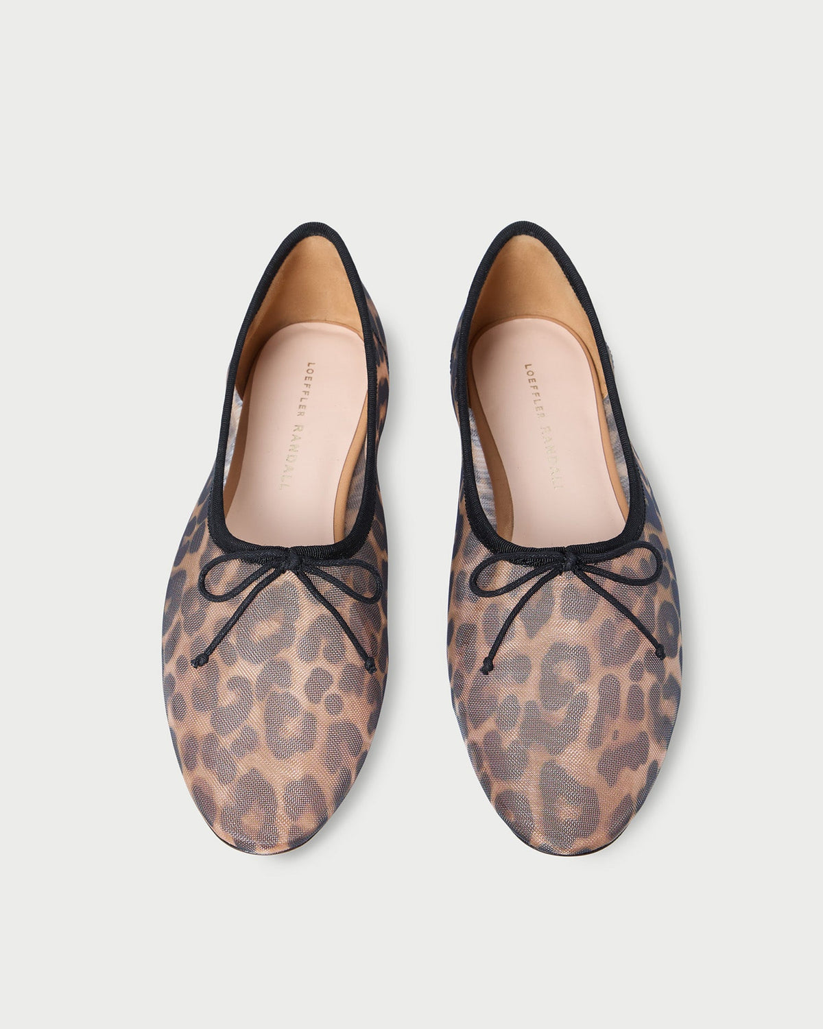Loeffler Randall / Landon Leopard Mesh Ballet Flat