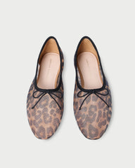 Loeffler Randall / Landon Leopard Mesh Ballet Flat