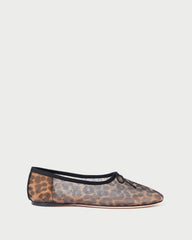 Loeffler Randall / Landon Leopard Mesh Ballet Flat