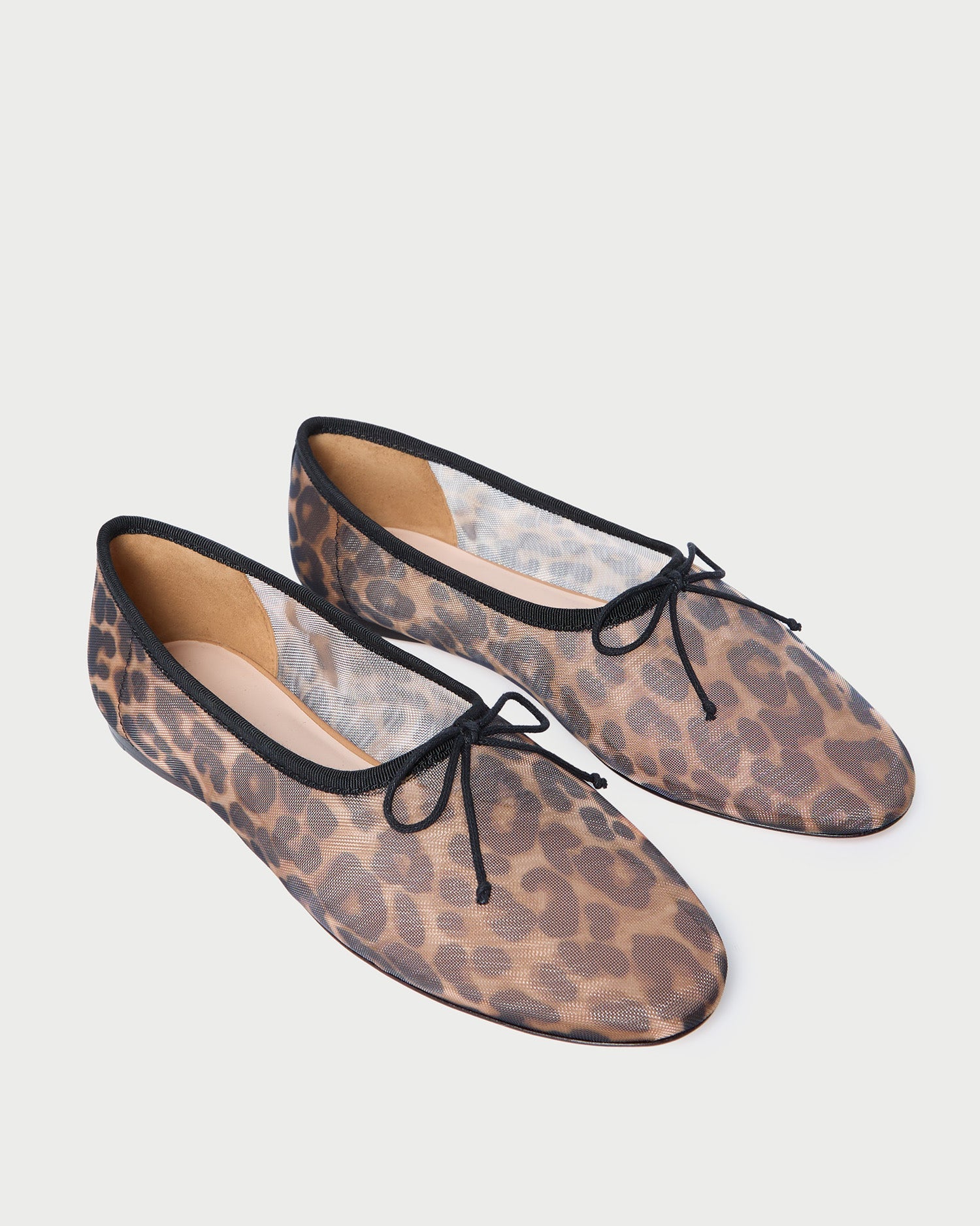 Loeffler Randall / Landon Leopard Mesh Ballet Flat