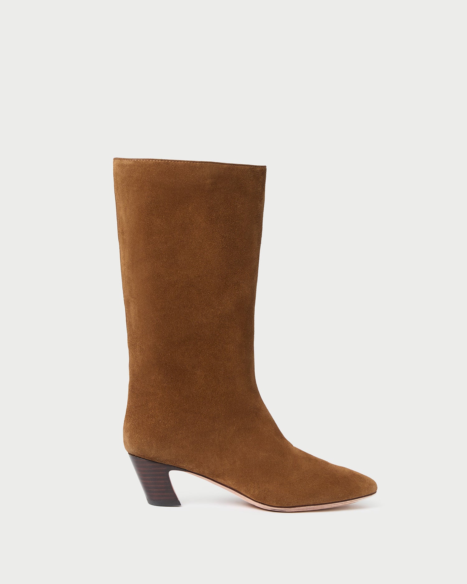 Loeffler Randall / Cleo Cacao Suede Mid-Calf Boot