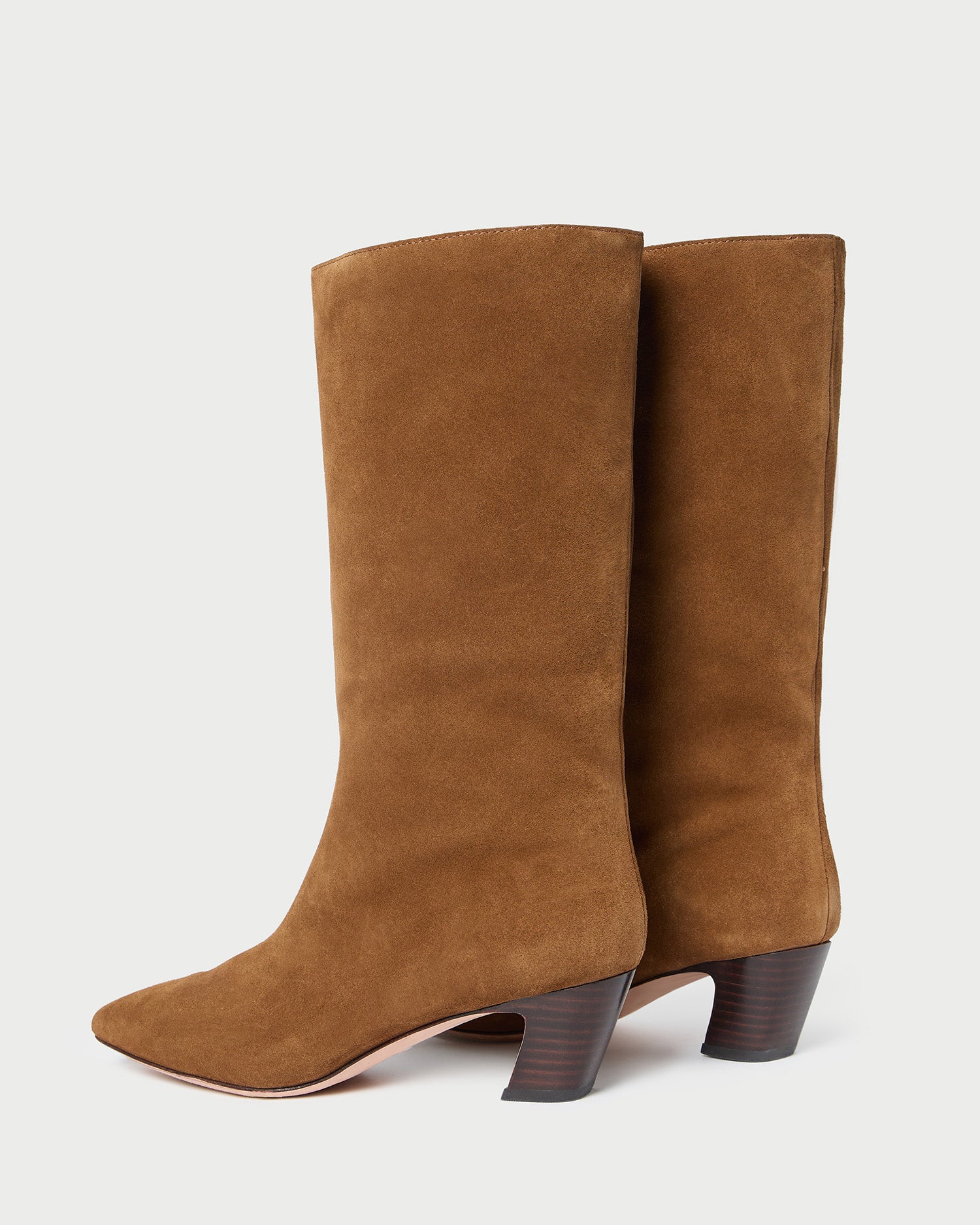 Loeffler Randall / Cleo Cacao Suede Mid-Calf Boot