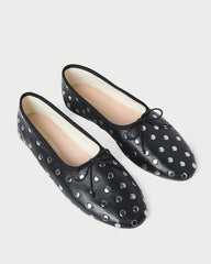 Loeffler Randall / Landon Black/Silver Ballet Flat