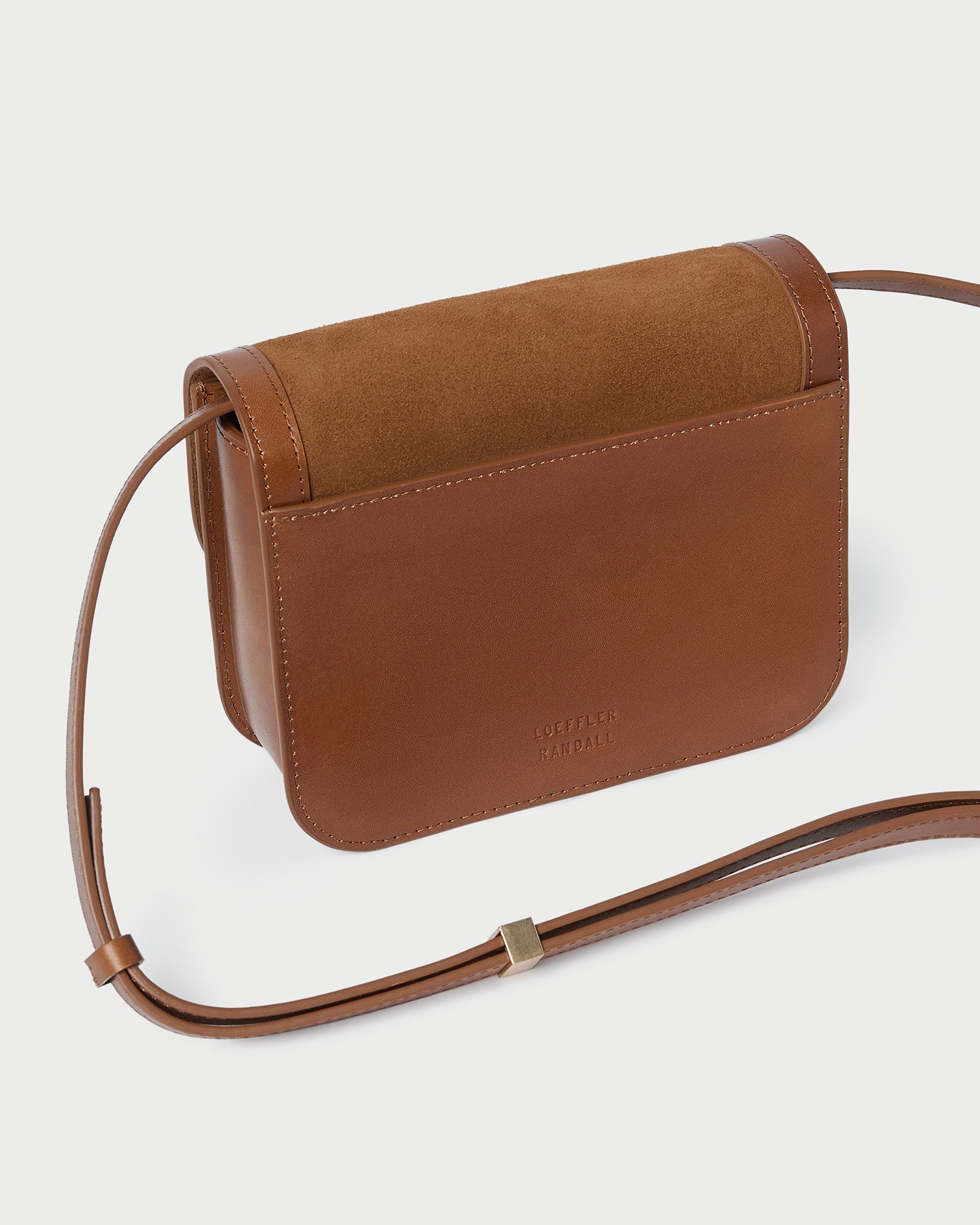 Loeffler Randall / Desi Cacao Suede/Leather Crossbody