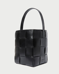 Loeffler Randall / Laith Black Leather Bucket Bag