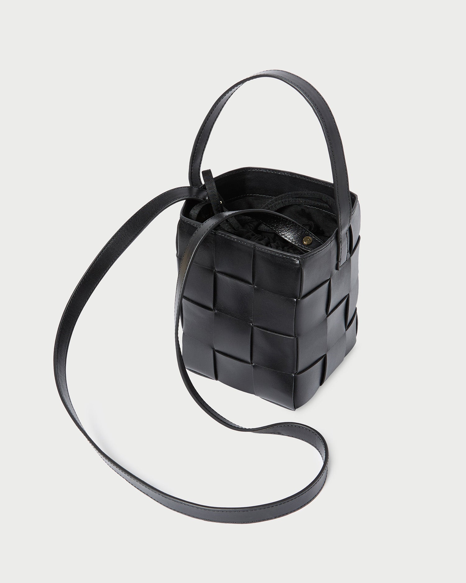 Loeffler Randall / Laith Black Leather Bucket Bag