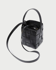 Loeffler Randall / Laith Black Leather Bucket Bag