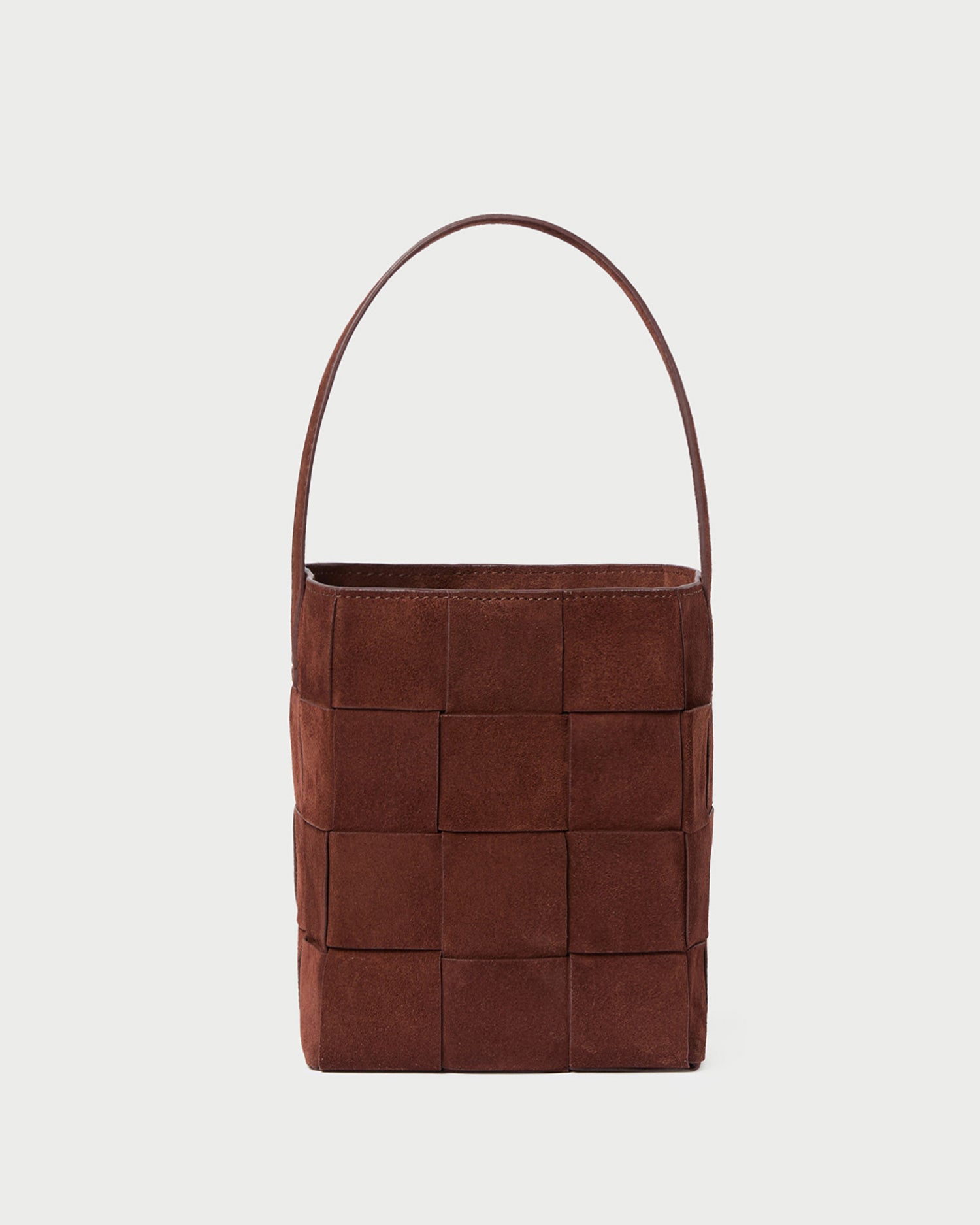 Loeffler Randall / Laith Espresso Suede Bucket Bag