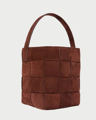 Loeffler Randall / Laith Espresso Suede Bucket Bag