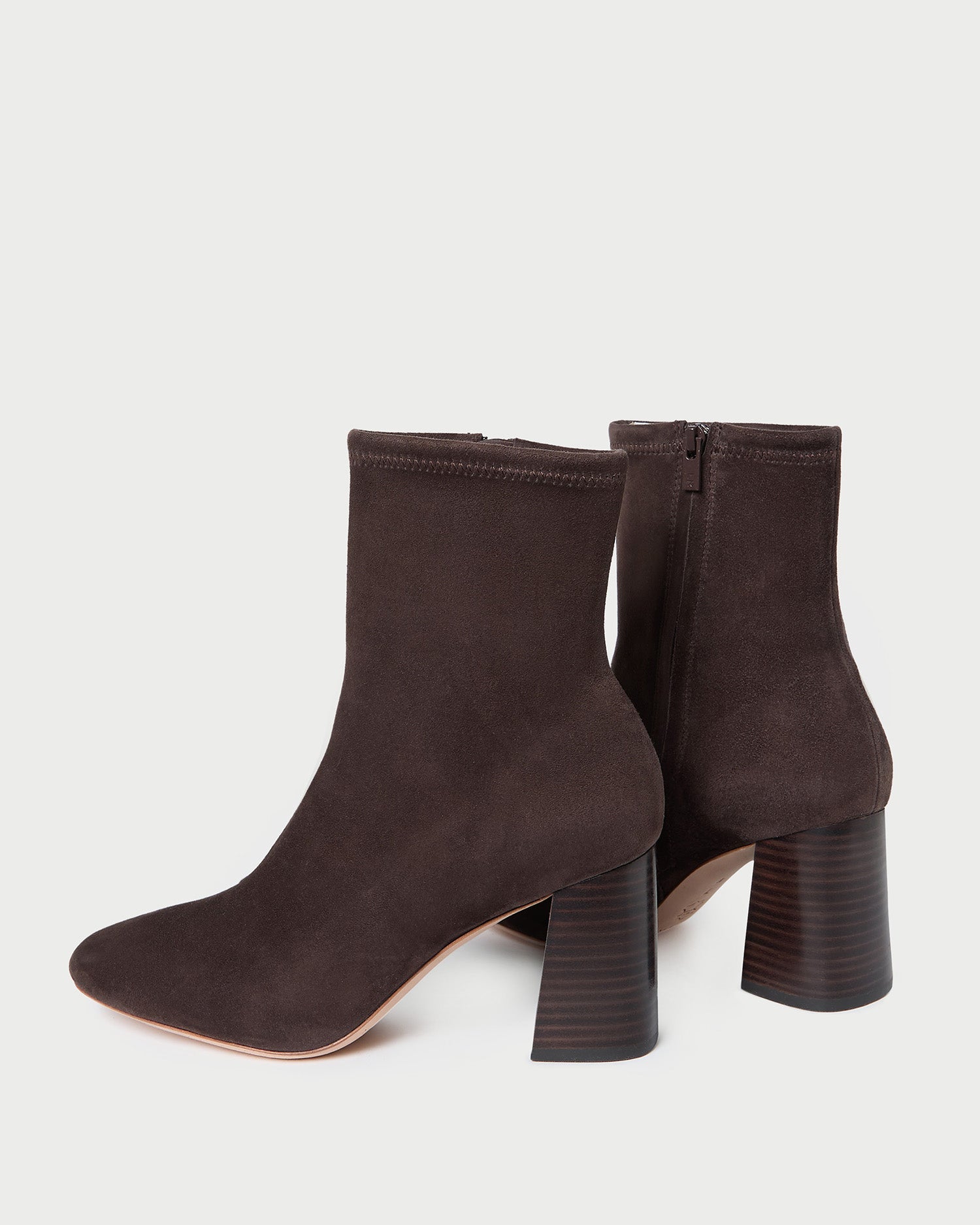 Loeffler Randall / Elise Brown Suede Stretch Bootie